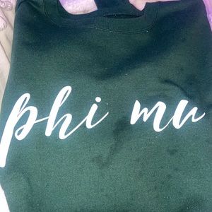 Phi Mu crewneck